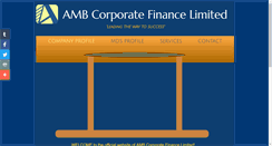Desktop Screenshot of ambcorporatefinance.com