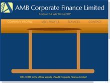 Tablet Screenshot of ambcorporatefinance.com